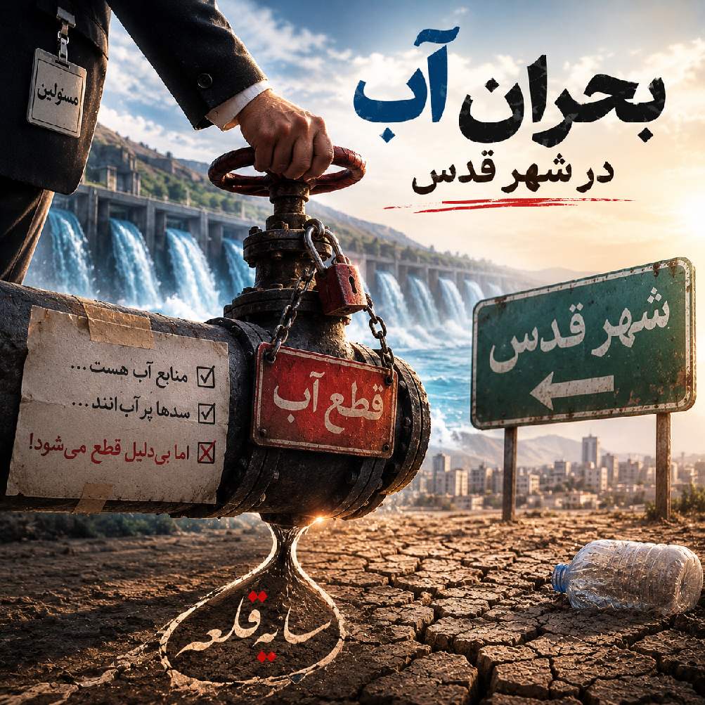 قطعی آب شهر قدس